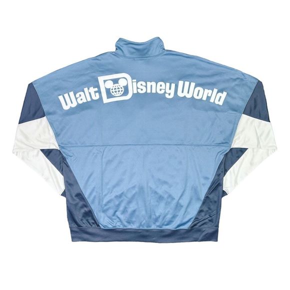 Spirit Jersey 2022 Walt Disney World Blue Full Zip Track Jacket - Size Large - Picture 1 of 4